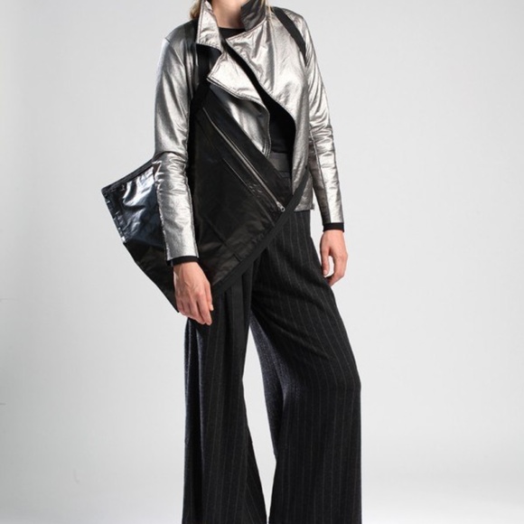 NWT! Metallic Moto Jacket - Picture 1 of 6